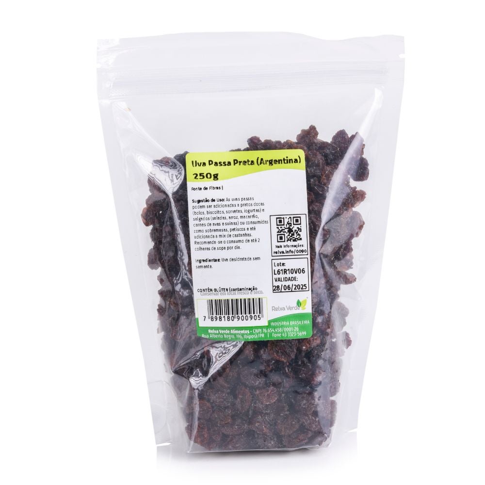 Uva Passa Preta (Argentina) 250g - Imagem 3