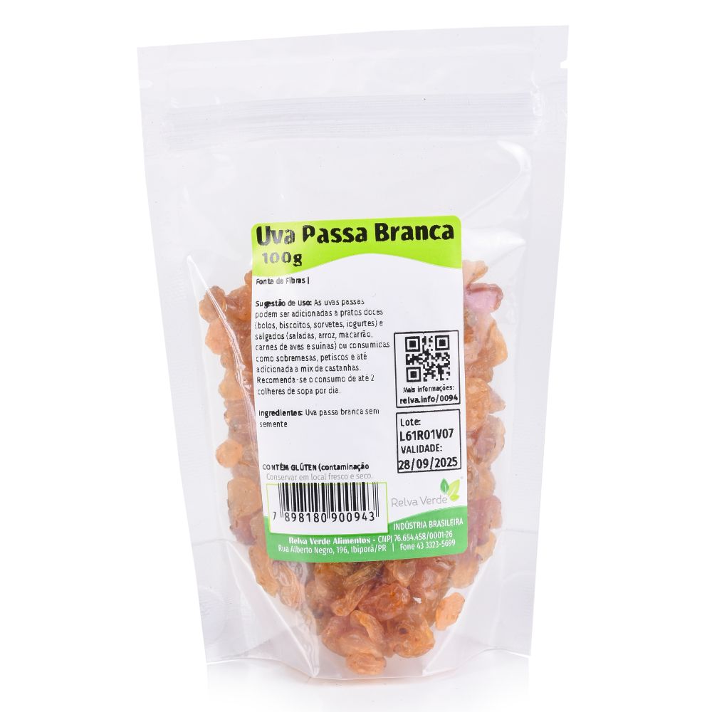 Uva Passa Branca 100g - Imagem 3