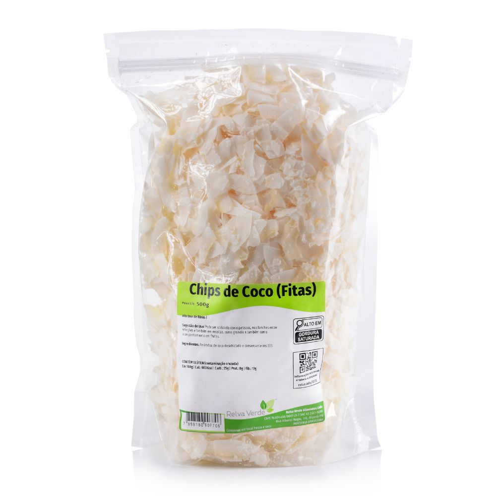 Chips de Coco (Fitas) 500g - Imagem 3