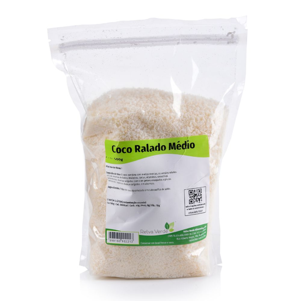 Coco Ralado Médio 500g - Imagem 3