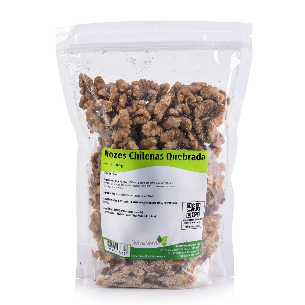 Nozes Chilenas Quebrada 500g - Imagem 3