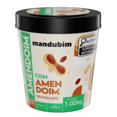 Pasta de Amendoim Granulado/Crocante Mandubim 1,02kg