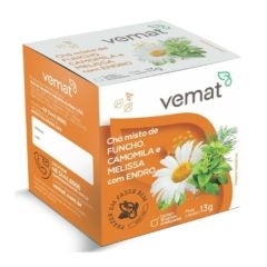 Chá Misto Funcho, Camomila e Melissa com Endro Vemat 10 Sachês