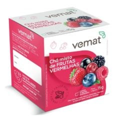 Chá Misto Frutas Vermelhas Vemat 10 Sachês