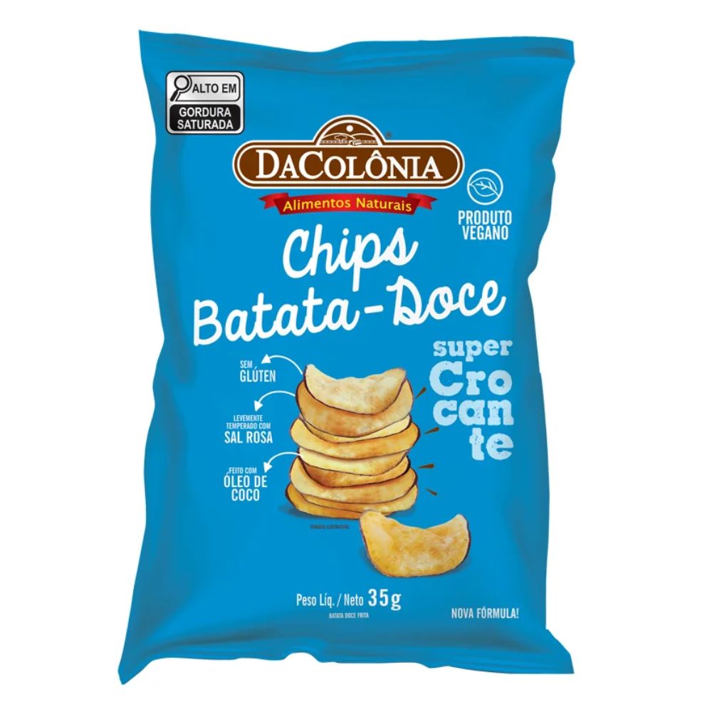 Chips de Batata Doce DaColônia 35g