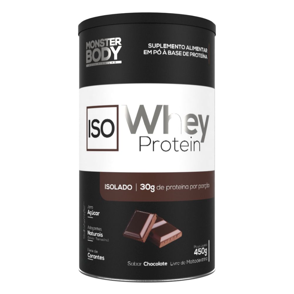 Whey Protein ISO Sabor Chocolate SupraErvas 450g