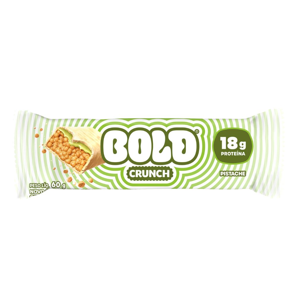 Barra de Proteína Crunch Sabor Pistache Bold 60g