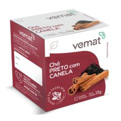 Chá Preto com Canela Vemat 10 Sachês