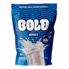 Suplemento Alimentar de Proteína Whey sabor Cookies e Cream Bold 450g
