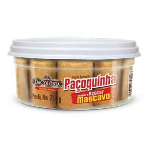 Paçoquinha Rolha Com Açúcar Mascavo DaColônia 210g - Imagem 2