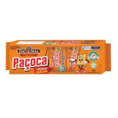 Paçoca Retangular com Açúcar Mascavo DaColônia 180g