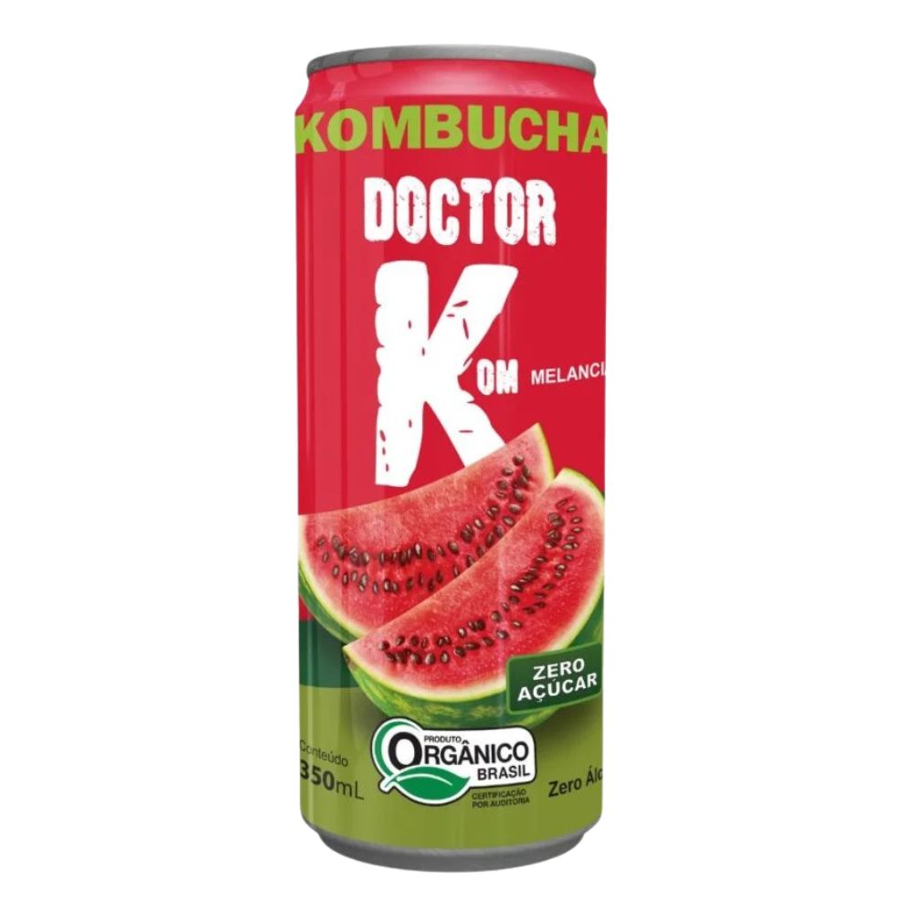 Kombucha Orgânico Sabor Melancia Doutor K 350ml