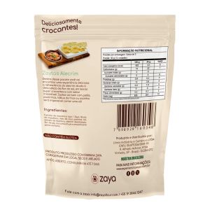 Lascas Crocantes Zaytas Sabor Alecrim e Flor de Sal Zaya 80g - Imagem 2