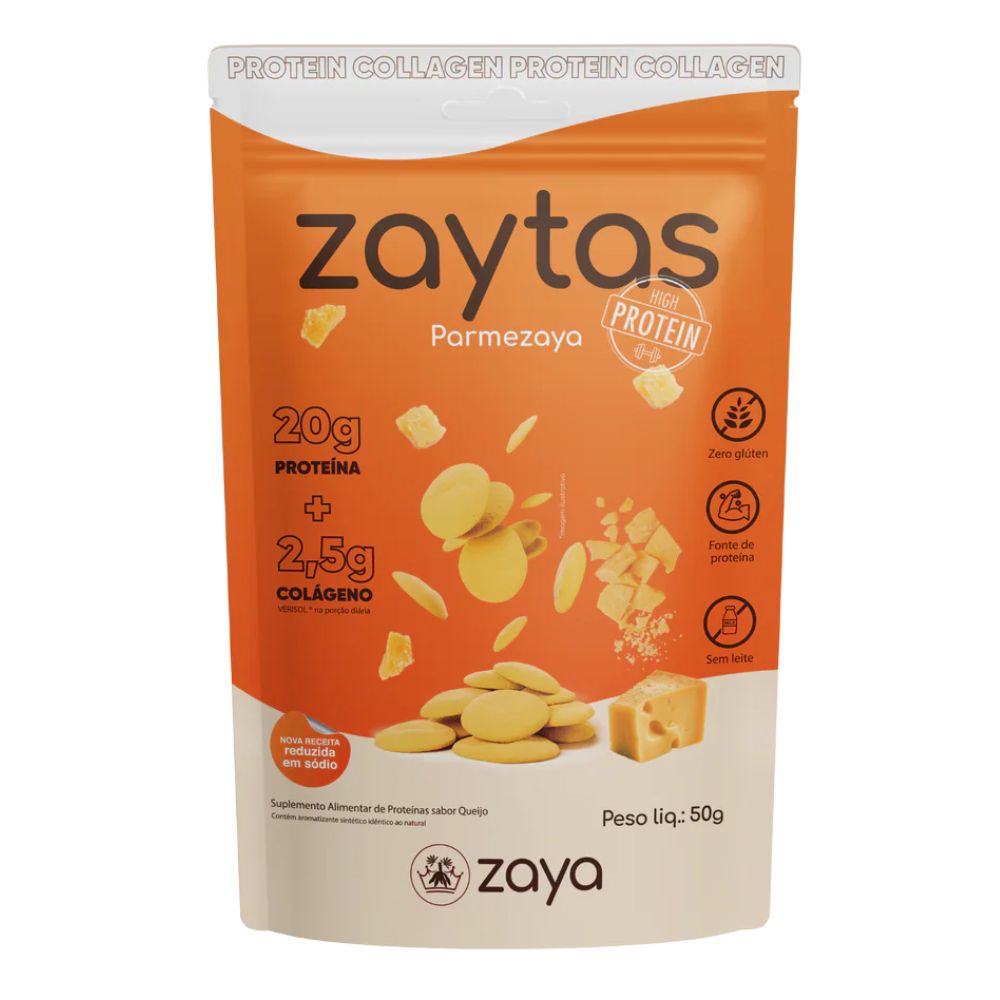Snack Proteico Zaytas Protein Sabor Parmezaya Zaya 50g