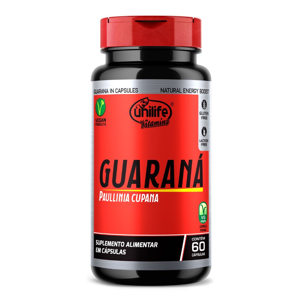 Guaraná Unilife 60 cápsulas