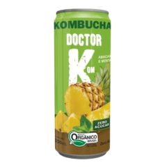 Kombucha Orgânico Sabor Abacaxi e Menta Doutor K 350ml