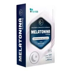 Melatonina Sabor Maracujá Supraervas 120 Comprimidos Mastigáveis