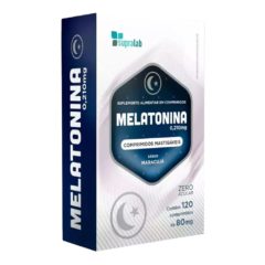 Melatonina Sabor Maracujá Supraervas 120 Comprimidos Mastigáveis