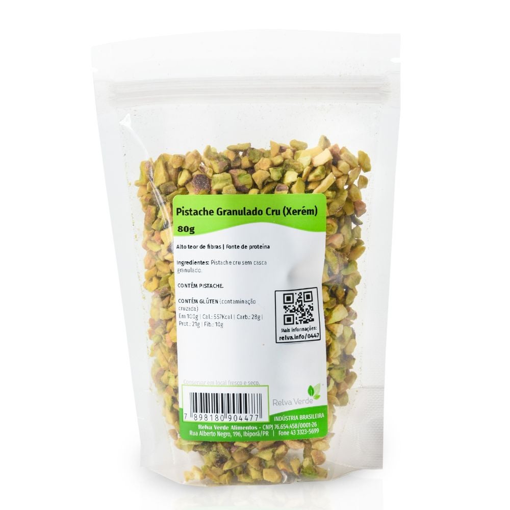 Pistache Granulado Cru (Xerém) 80g - Imagem 3