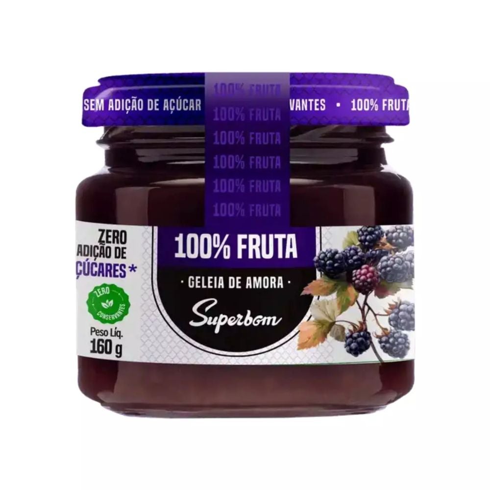 Geleia de Amora 100% Fruta Superbom 160g