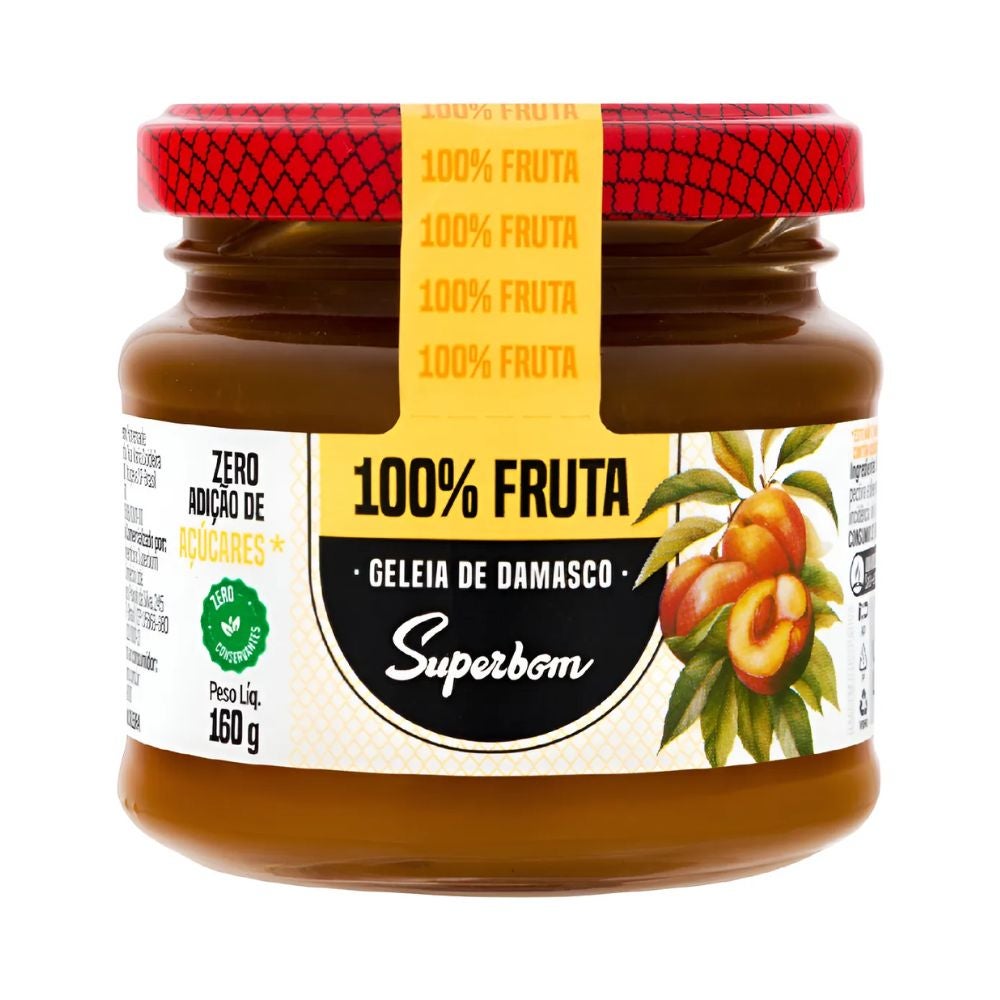 Geleia de Damasco 100% Fruta Superbom 160g