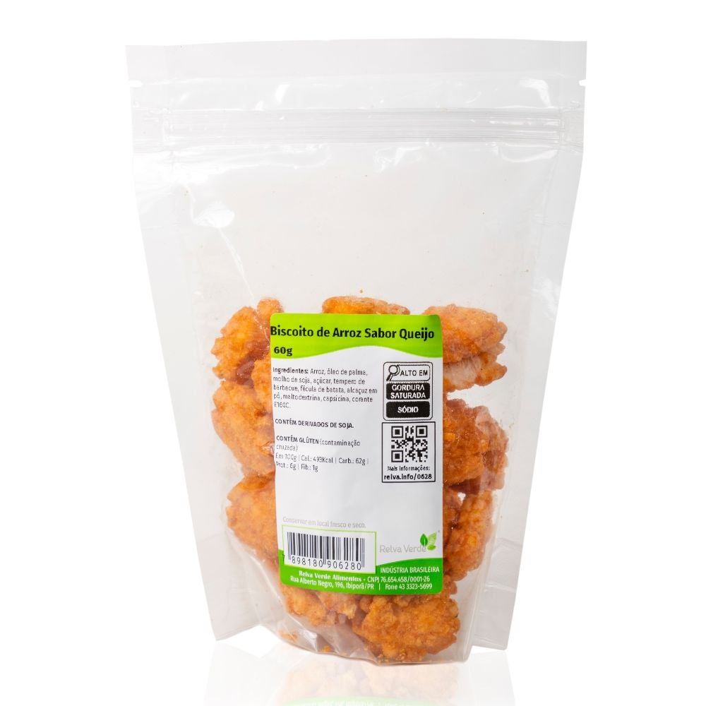 Biscoito de Arroz Sabor Queijo 60g - Imagem 3