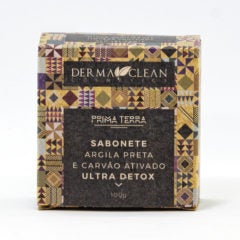Sabonete de Argila Preta e Carvão Ativado Derma Clean 100g