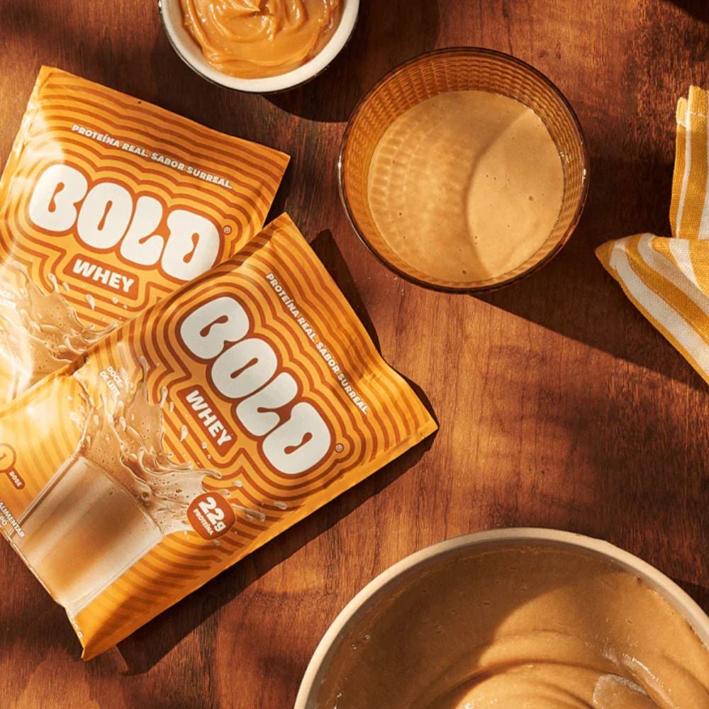 Suplemento Alimentar de Proteína Whey sabor Doce de Leite Bold 30g - Imagem 2
