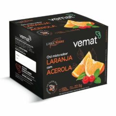 Chá Misto Sabor Laranja com Acerola Vemat 15 Sachês