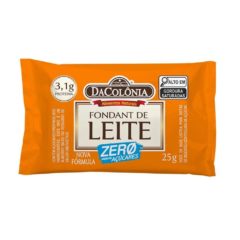 Fondant de Leite Zero DaColônia 25g