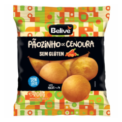 Pãozinho de Cenoura Sem Glúten Belive 200g