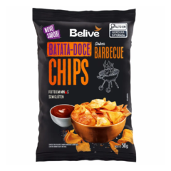 Batata-Doce Chips Sabor Barbecue Belive 50g
