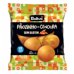 Pãozinho de Cenoura Sem Glúten Belive 200g