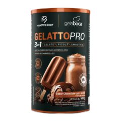 Gelatto Pro Sabor Chocolate com Avelã Monster Body 500g